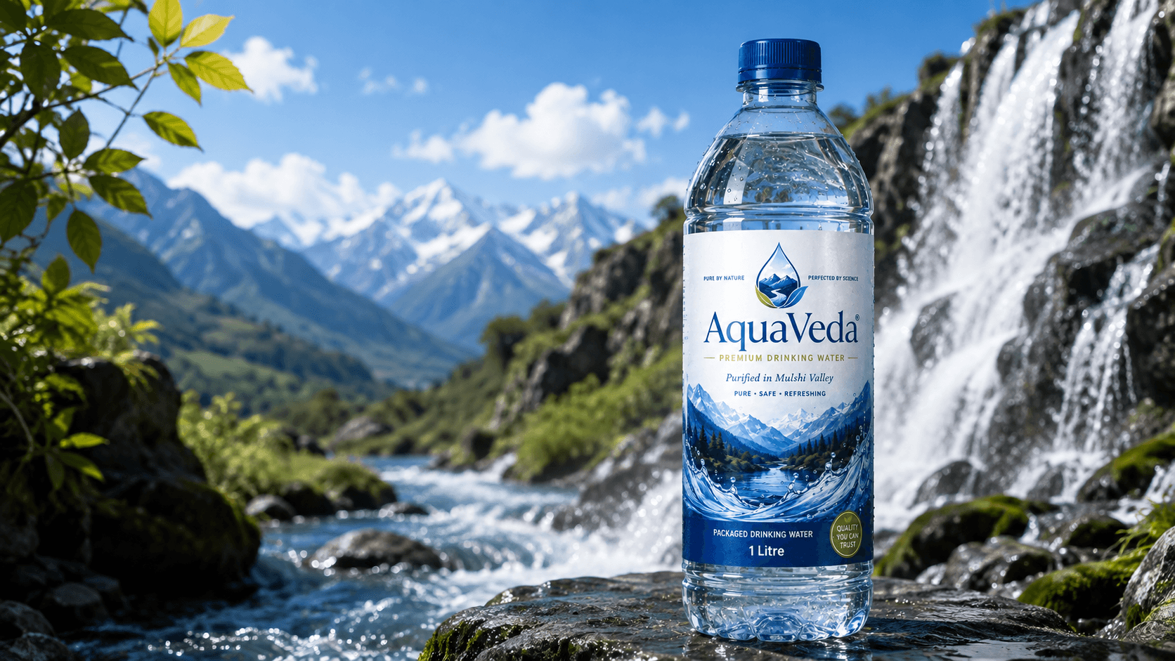 Aqua Vedaa packaged drinking water by Arushas Beverage Industry