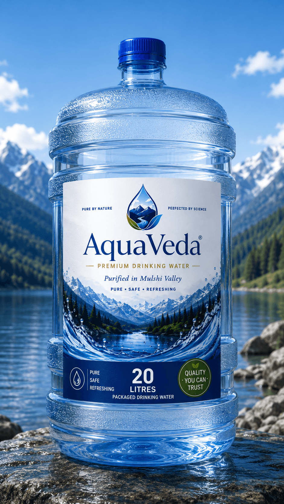 Aqua Vedaa 20L Jar Institutional Commercial Jar