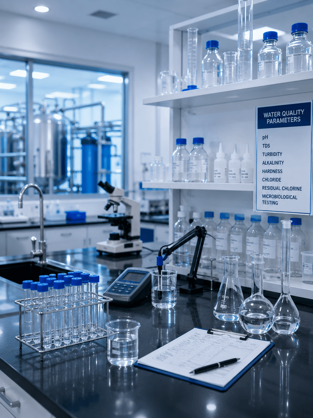 Chemistry Testing Laboratory at Arushas Beverage Industry